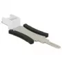 Montageset DeLOCK 86411 Schwarz Silber