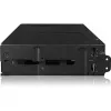 Drive enclosure icy dock MB902SPR-B R1 Black 2.5 inch SATA