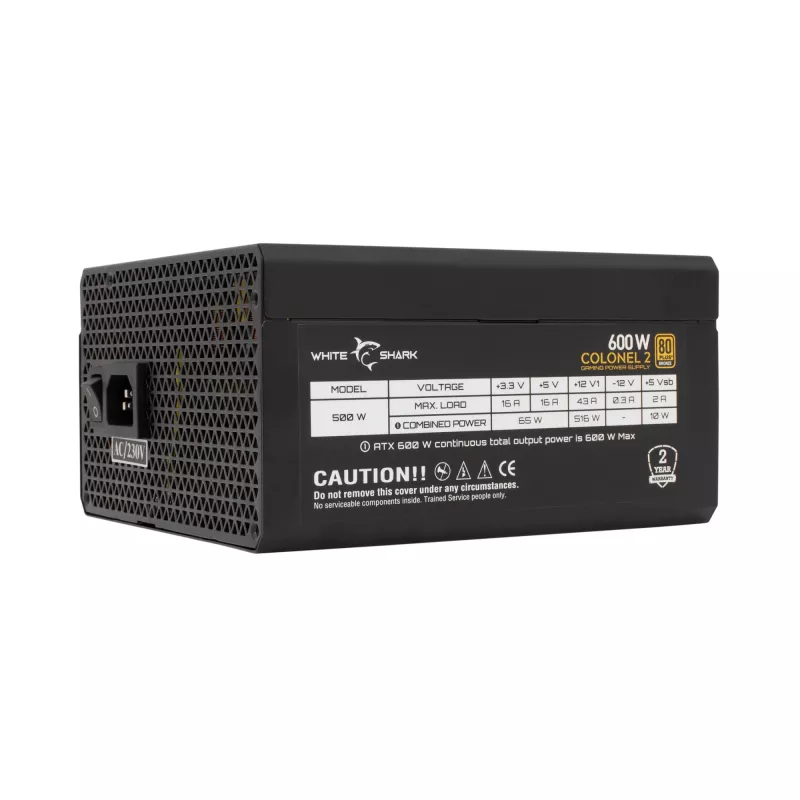 Netzteil White Shark GPSU-B600S Colonel-2 600W