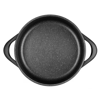 Smile MGK-17 Suppentopf, Aluminium, schwarz