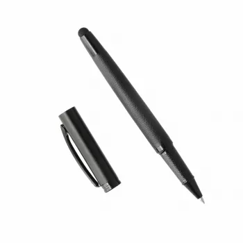 4smarts 2-in-1 ErgoRib Universalstift, schwarz