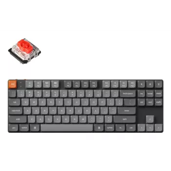 Mechanische Tastatur Keychron K1 Max 80% TKL Red Switch Hot-Swap Schwarz