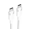 USB-C-auf-USB-C-Kabel Vention TRDWF — 1 m, USB 2.0, 60 W Power Delivery, 3 A, weiß