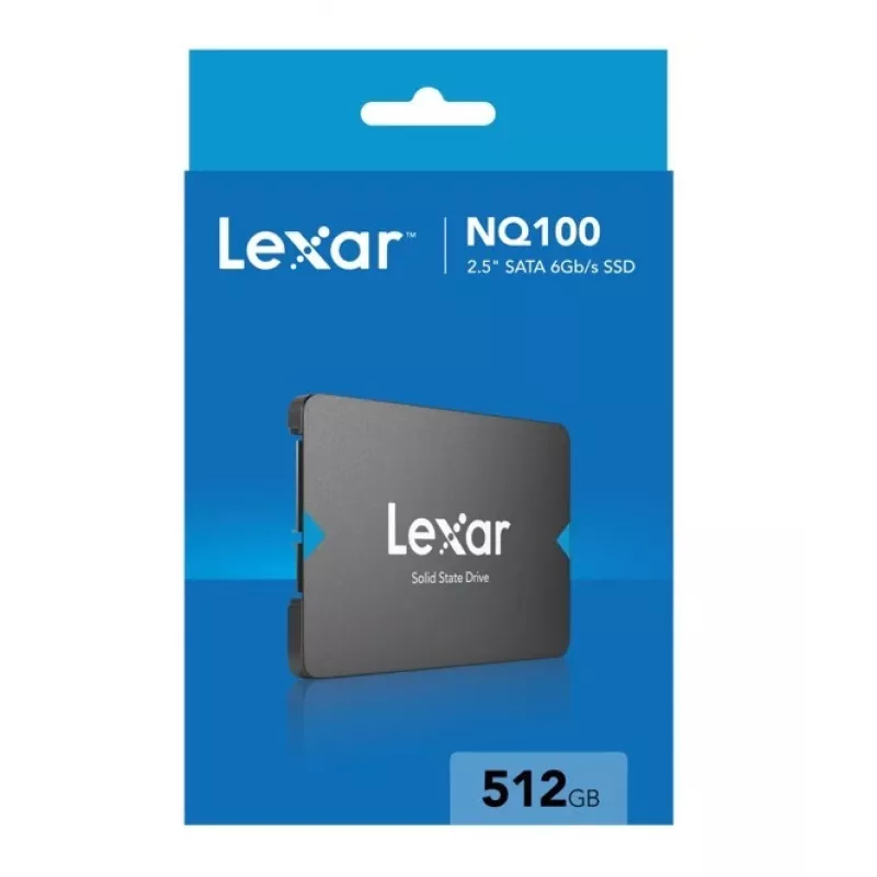 2,5-Zoll-SSD Lexar NQ100 512 GB SATA III, 550 MB/s lesen, 6 Gbit/s Übertragung