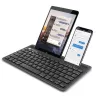 Techly ICTBK102U Tastatur Universell Bluetooth QWERTY Englisch Schwarz