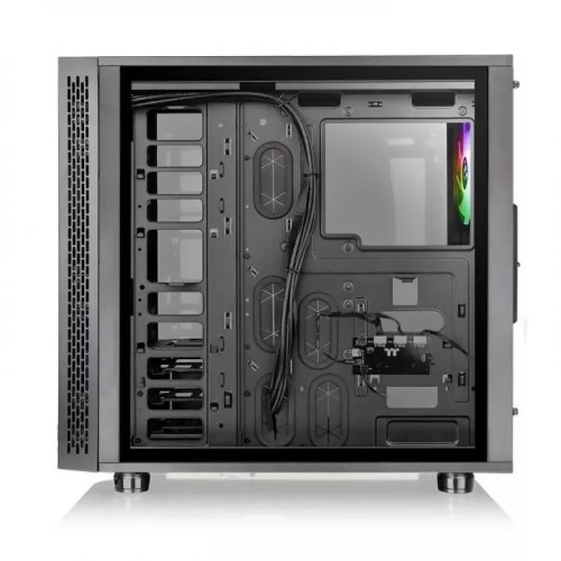 Thermaltake View 31 TG - ARGB Edition - MIDI Tower - ATX - ohne Netzteil (PS/2) - Schwarz - USB/Audio