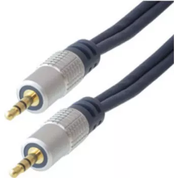 shiverpeaks sp-PROFESSIONAL Audiokabel 1,5 m 3,5 mm Blau - Chrom (SP30812)