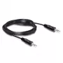 Audiokabel SBOX 3.5-3.5-M/M-2 2m Schwarz
