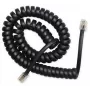 Spiralkabel RJ10/4P4C/2m/schwarz