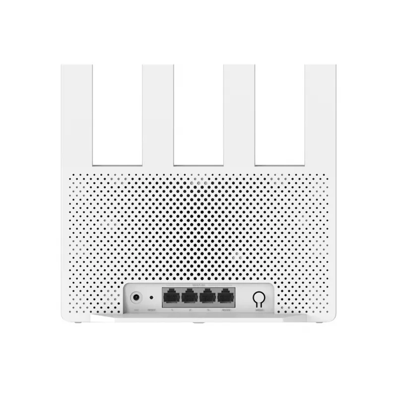 Tragbarer WLAN-Router Xiaomi BE3600 — Dualband 2,4/5 GHz, Wi‑Fi 7 (802.11be), 2,5 Gigabit Ethernet, 4× LAN, 2×2 Antennen, Weiß