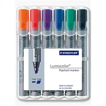 Marker Staedtler 356 B WP6 6 Stück Blau Grün Orange Rot Violett