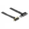 DeLOCK Riser-Karte PCI Express x1 Stecker 90° abgewinkelt auf x1-Steckplatz 90° abgewinkelt mit Kabel 60 cm