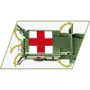 Konstruktionsspielzeug Cobi Dodge WC-54 Krankenwagen Modell 2257 1:35 Maßstab Bausatz