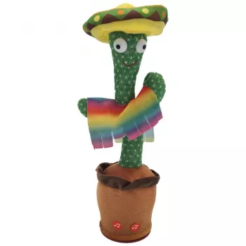 Tanzender Kaktus-Spielzeug mit Sombrero Extralink Toys, singend für Kinder LED USB