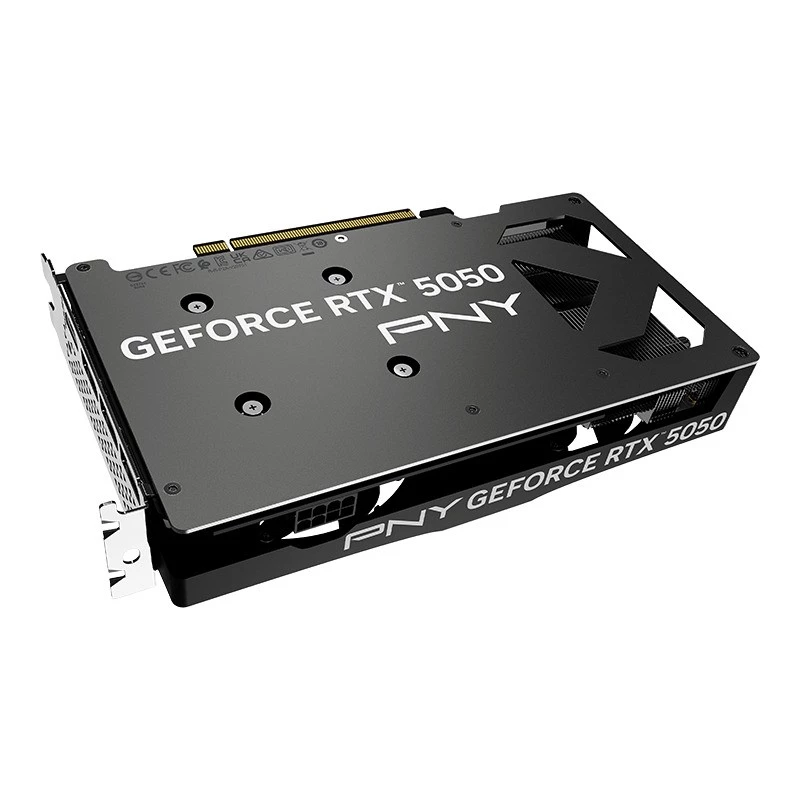 Grafikkarte PNY GeForce RTX 5050 – 8 GB GDDR6, 2317 MHz, 128-Bit, PCIe x8 5.0, Dual-Fan-Kühlung
