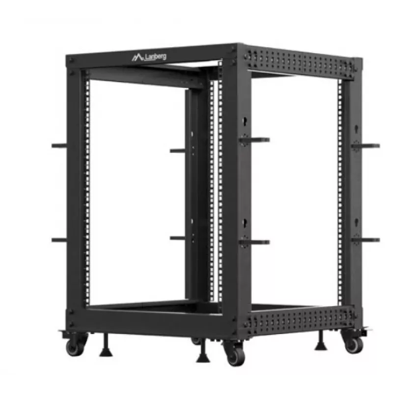 Freistehendes Rack Lanberg OR01-6115-B 15U Schwarz 600 kg Kapazität