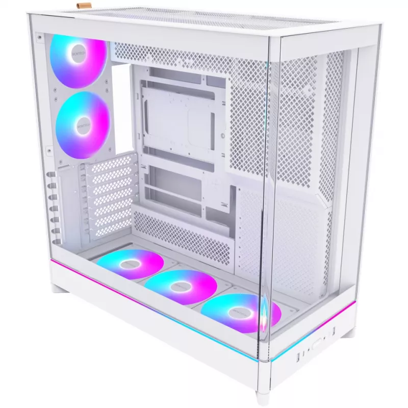 PC-Gehäuse Montech HS02 PRO Midi Tower Weiß