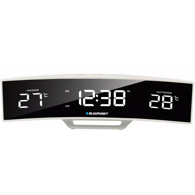 BLAUPUNKT CR12WH FM-Wecker mit Temperatur