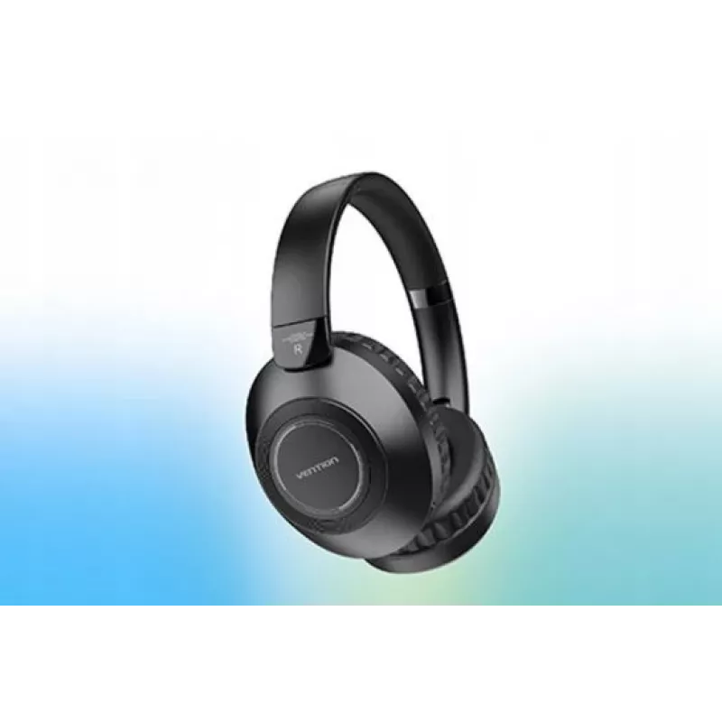 Headset Vention NBBB0 SoundMate S11 — kabellose Bluetooth 5.3 Ohrbügel-Kopfhörer, Ladecase 400 mAh, bis zu 20 h, schwarz