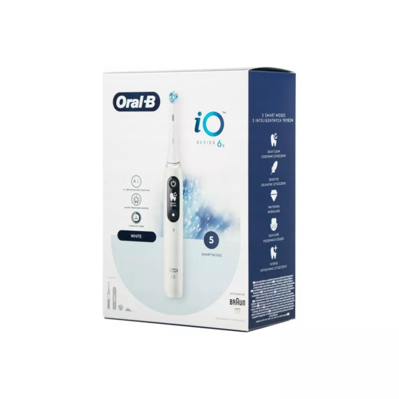 Braun Oral-B iO6 Series Elektrische Zahnbürste Weiß