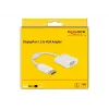 Adapter DisplayPort 1.2 Stecker auf VGA Buchse DeLOCK 61007