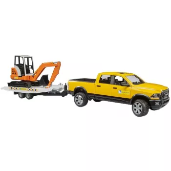 Car Dodge RAM 2500 Service mit Anhänger