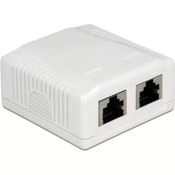 Aufputzdose 2 x RJ-45 DeLOCK 86197