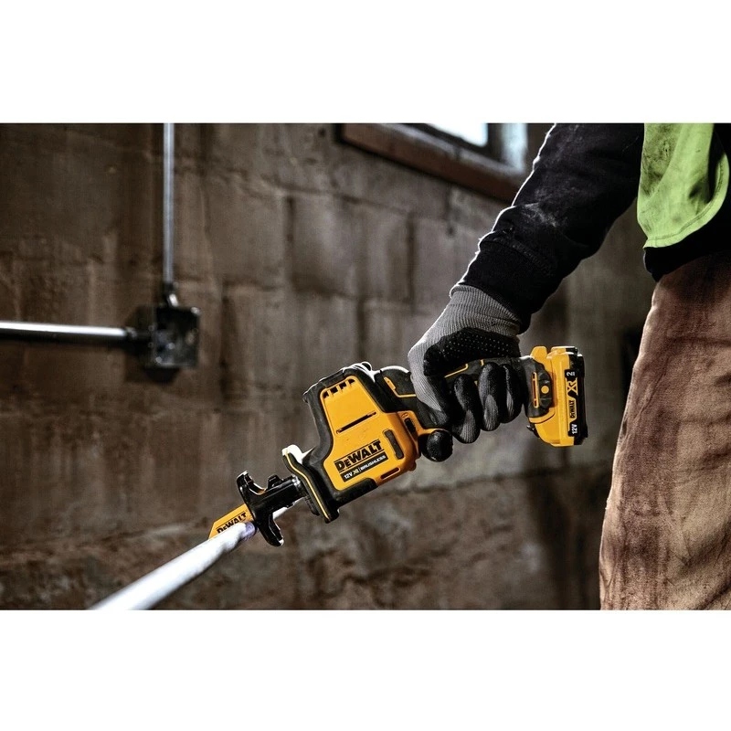 DeWALT DCS312D2-QW Säbelsäge 2800 spm Schwarz, Gelb