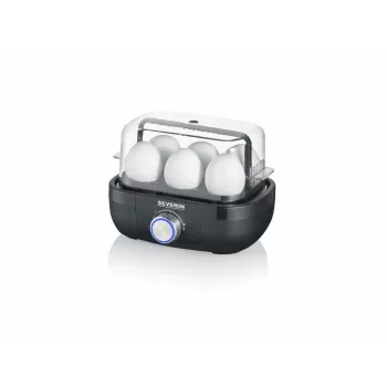 Severin Eierkocher 420W, für max. 6 Eier EK 3166 schwarz (EK3166)