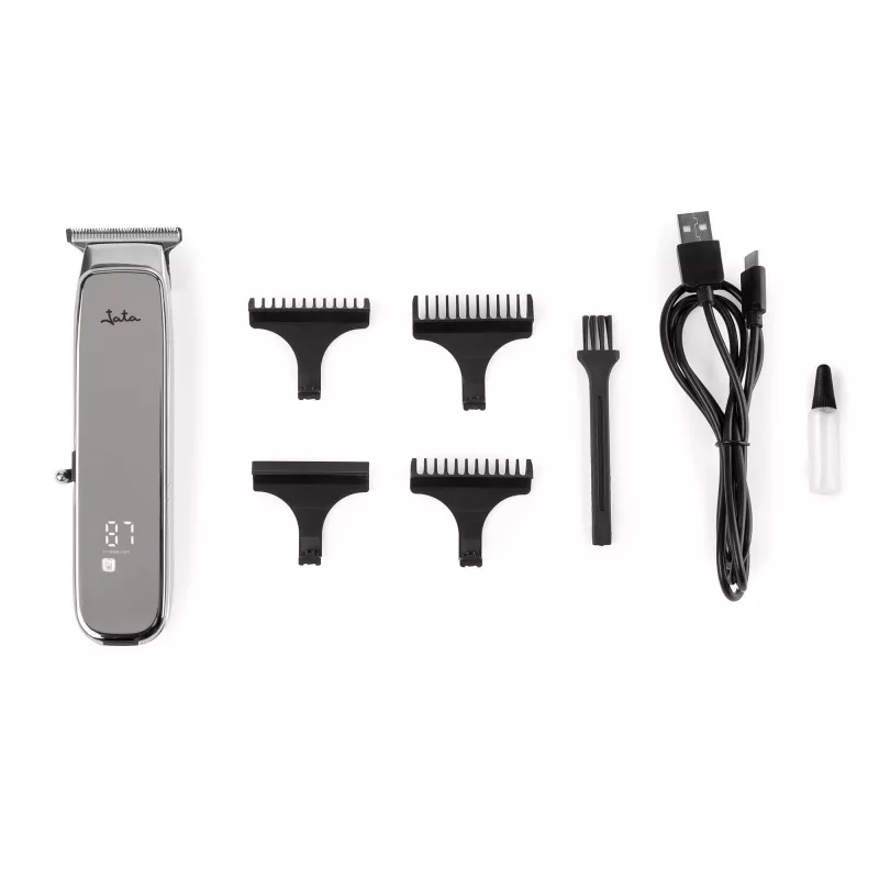 Haartrimmer JATA JBCP3315 Schwarz Grau LED-Anzeige 80 min