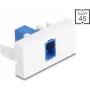 DELOCK Patch Panel Modul SC Simplex Blau/Weiß 45° Easy 90896