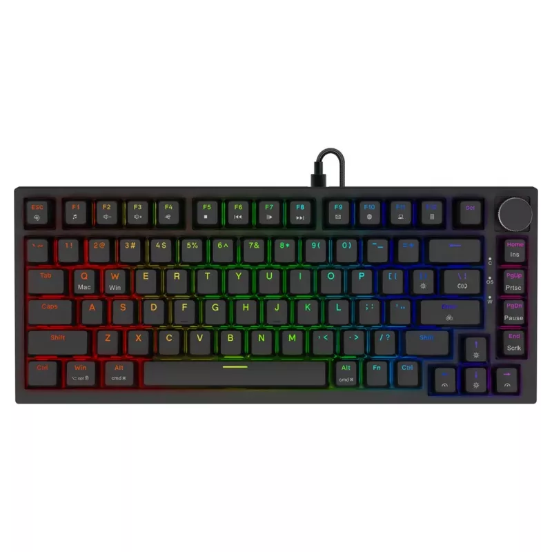 Savio ASTRAL BLACK JADE Tastatur Gaming USB QWERTY US International