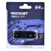 USB-Flash-Laufwerk PATRIOT Xporter 64 GB USB Typ-A 3.2 Gen 1 (Schieber, schwarz, 80 MB/s)