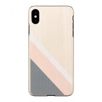 Smartphone-Hülle man and wood für iPhone XS Max – pinker Anzug, schwarz