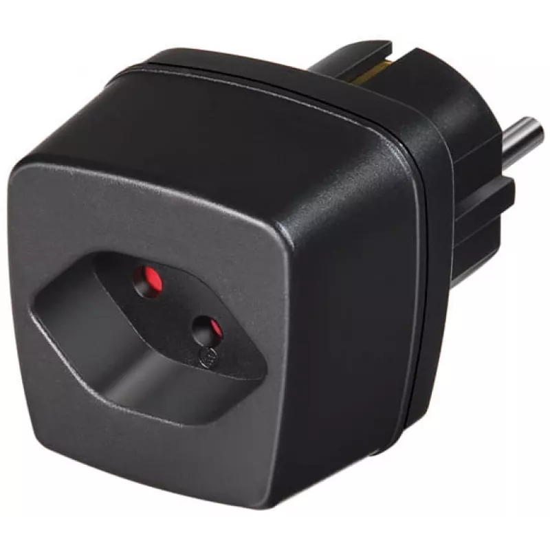 brennenstuhl Reiseadapter - Steckdosenadapter - Schwarz (1508480)