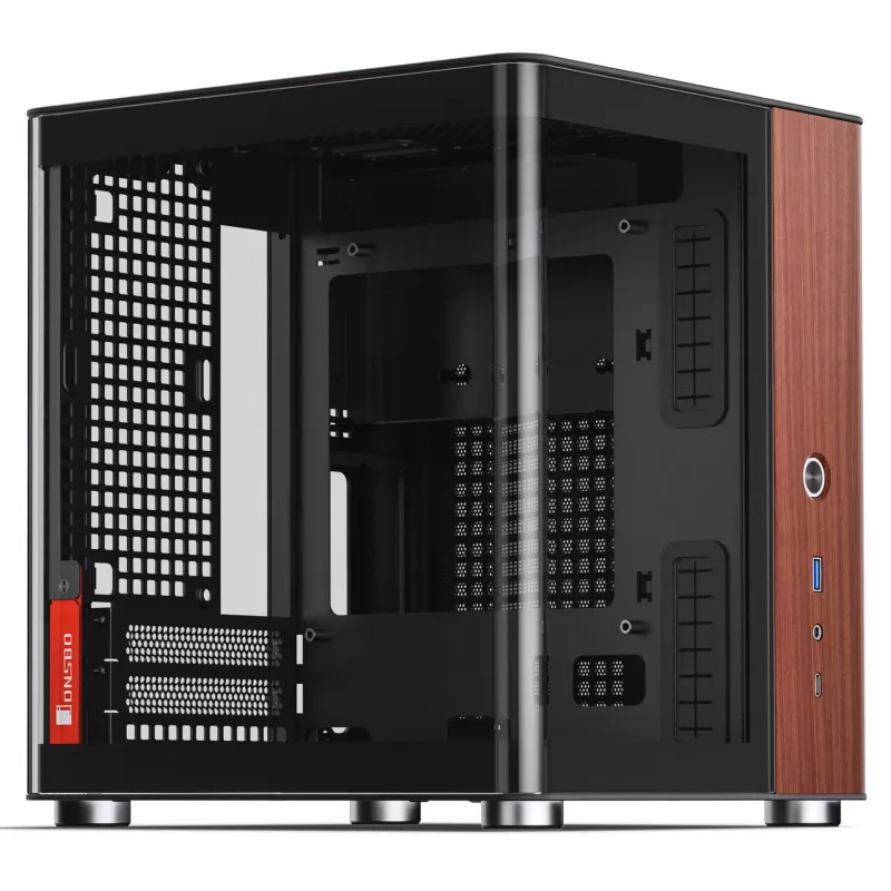 PC Case Jonsbo TK-0, Mini-Tower, Mini-ITX, Schwarz