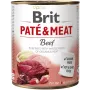 Nassfutter für Hunde Brit Paté & Meat mit Rind 800 g — ausgewachsene Hunde, Pastete in Dose