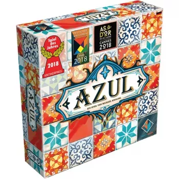 Brettspiel Asmodee Azul — Familienspiel, Strategiespiel, empfohlen ab 8 Jahren