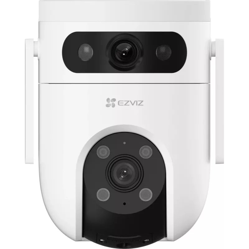 IP-Überwachungskamera EZVIZ H9c Dual 3K Dome, 2880×1620, Außenbereich, Kabelgebunden & Drahtlos, PoE/DC 12V, MicroSD bis 512GB