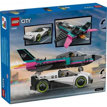 LEGO CITY 60489 Jet vs Auto
