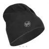 Beanie-Mütze Buff Merino Midweight — Solid Schwarz, Einheitsgröße, Merinowolle, Herbst/Winter, Sport
