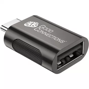 Good Connections Adapter USB 3.2 Gen.1 3.0 Stecker C auf USB-A Buchse galvanisiertes Metallgehäuse (USB-AD302)