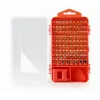 Manuelles Schraubendreher-Set GEMBIRD TK-SD-07 — 90-teilige Kombinationsschraubendreher und Bits, magnetische Spitzen, roter Tragekoffer