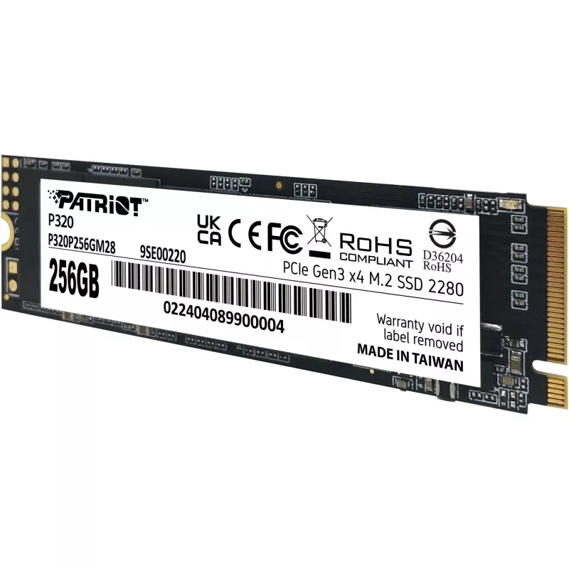 SSD-Laufwerk Patriot P320 256 GB M.2 2280 PCIe 3.0 x4 NVMe