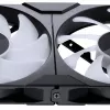PHANTEKS M25 Gen2 PWM D-RGB 140 mm Lüfter-3er-Pack, Schwarz