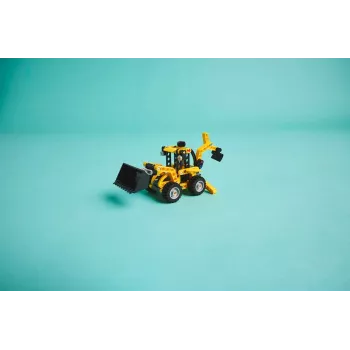 Konstruktionsset LEGO Technic Backhoe Loader 42197 — Knicklenkung, funktionierender Lader, 104 Teile, empfohlenes Alter 7+