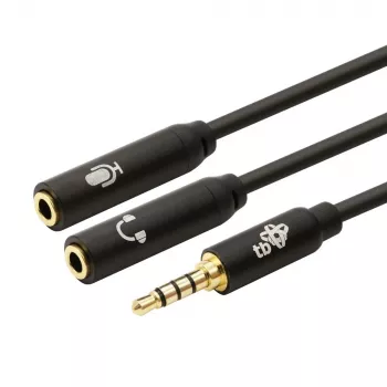 Adapter TB 3,5-mm-MiniKlinken-Splitter 1x 3,5-mm-Stecker auf 2x 3,5-mm-Buchse, Modell AKTBXAJ0P2J030B