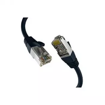 EFB-Elektronik CAT8.1 schwarz 5m RJ45 Patchkabel S/FTP PIMF LSZH 2000MHZ 40GB Netzwerkkabel Hersteller: EFB Elektronik (EC020200305)