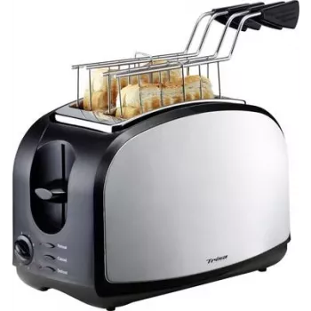 Trisa Crispy Snack Toaster Edelstahl, Schwarz (7361.4212)