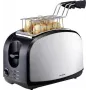Trisa Crispy Snack Toaster Edelstahl, Schwarz (7361.4212)